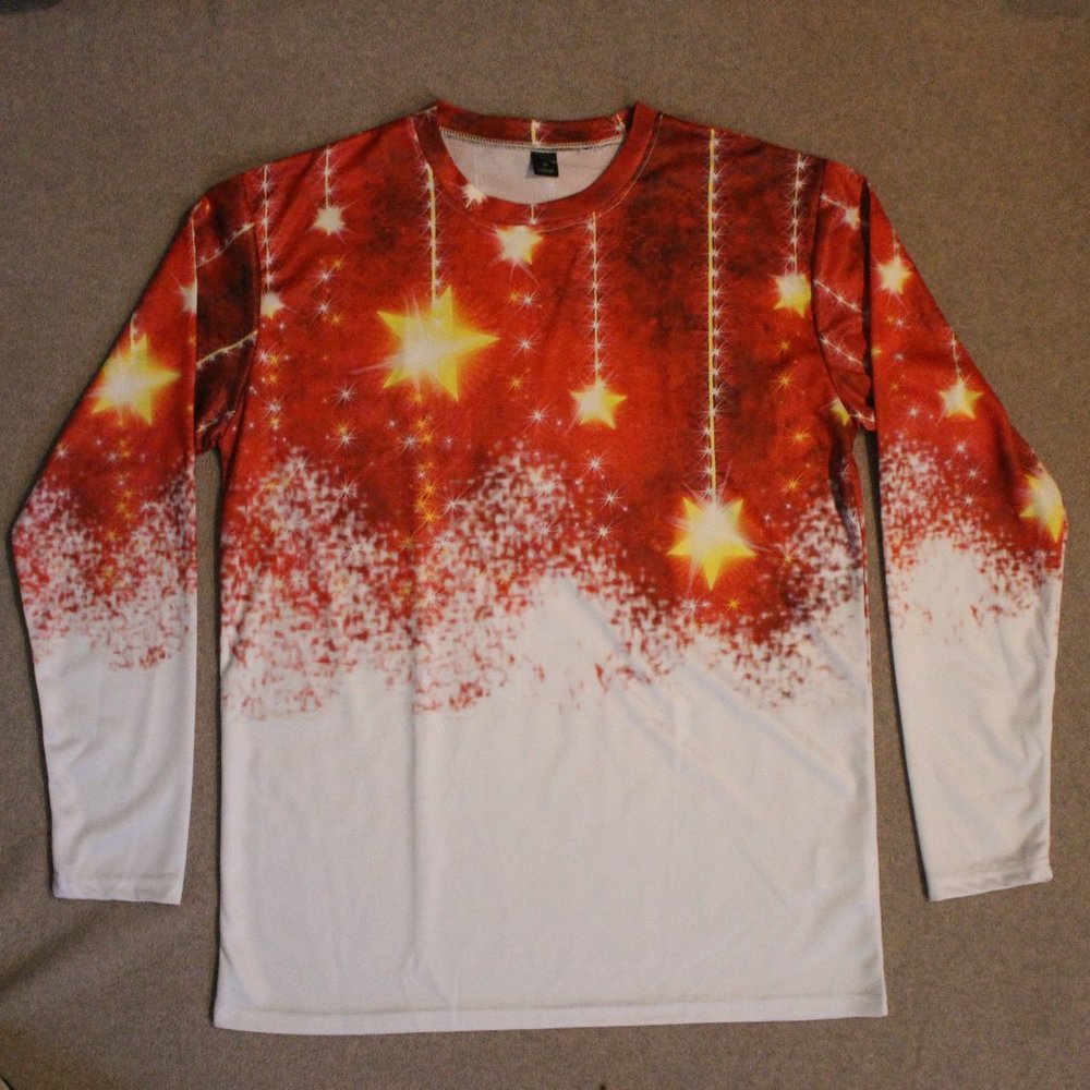 Christmas Star themed Women's, size medium, top